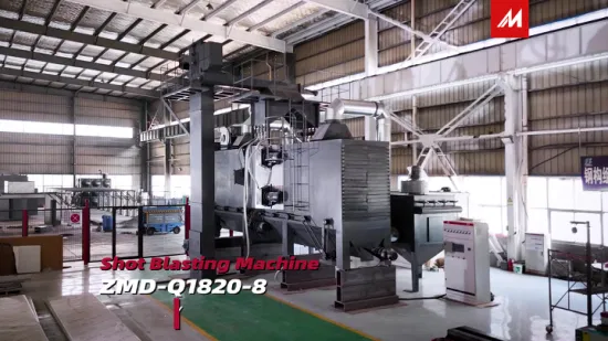 Zmde Automatic H Beam Dust Blaster Shot Blasting Machine / Sandblasting Machine